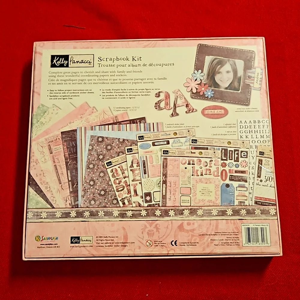 Kelly Panacci Sandylion Scrapbook Kit special person theme NIB Unisex